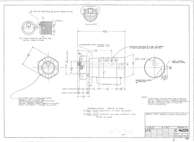 NWHS NW C46229 NW Mech Dwg