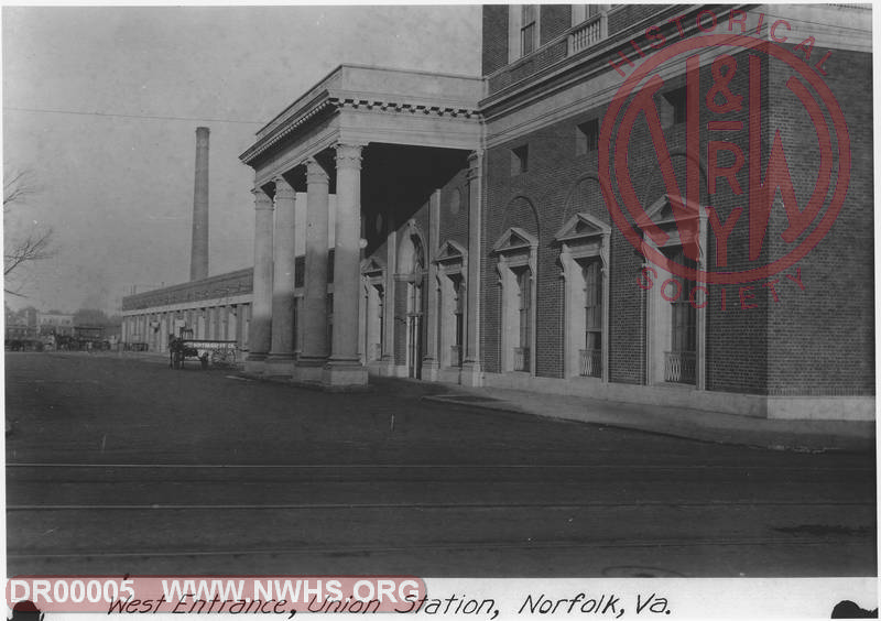 West Entrance, Union Station, Norfolk, Va.