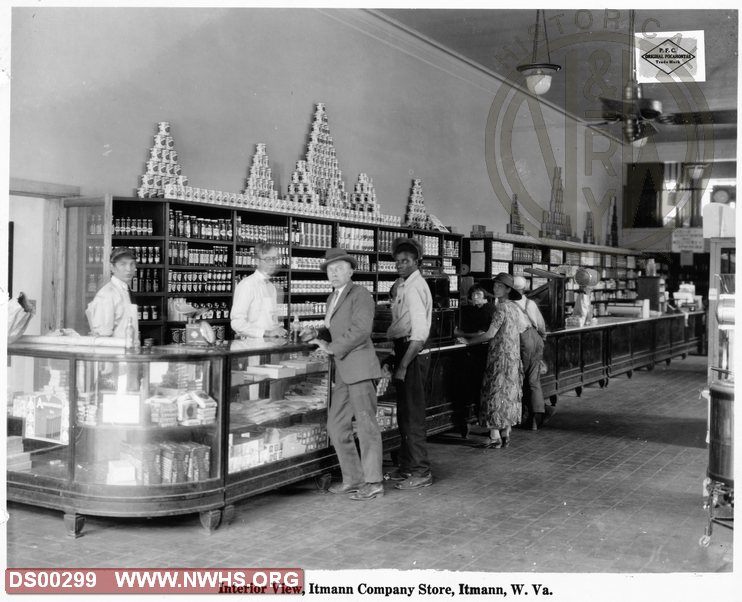 Interior view, Itmann Company Store, Itmann, WV