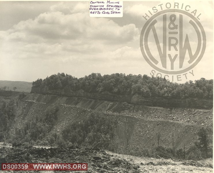 USS Contour Mine Operation No. 14 Munson WV, Tug Fork Branch circa 1956