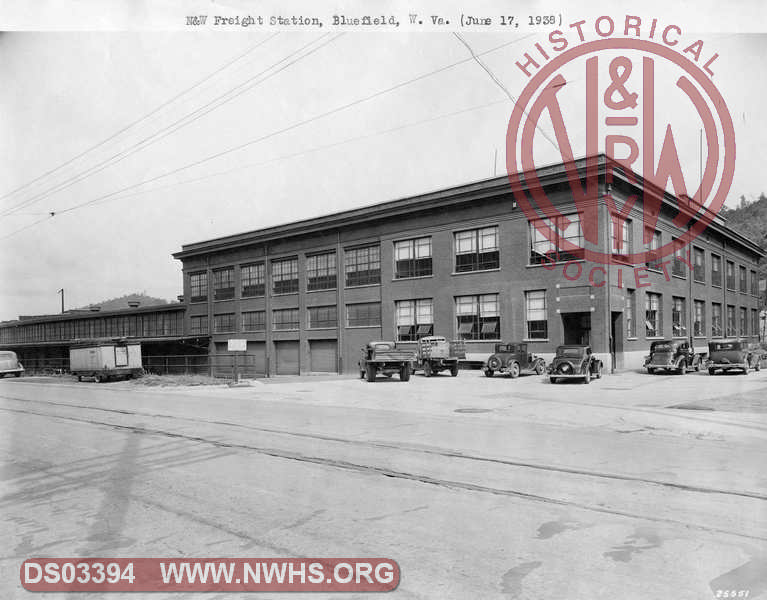 N&W Freight station at Bluefield, WV