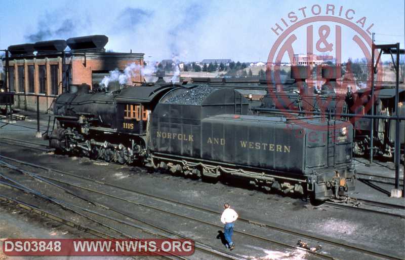 N&W Class M2 #1115 at North Winston-Salem Yard