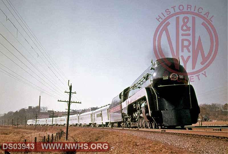 N&W Class J #600 with the Tennessean