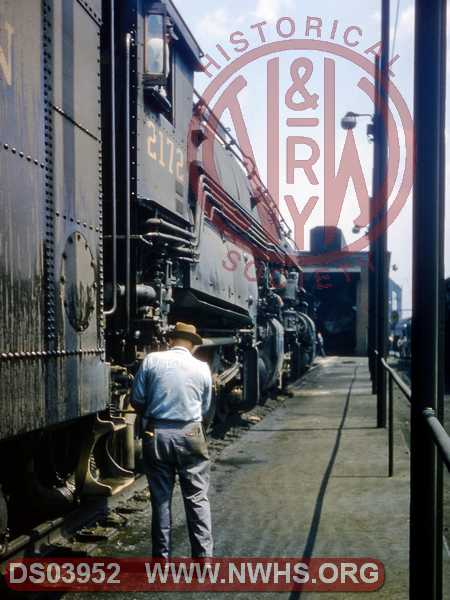 N&W Rwy Class Y6b #2172 at Bluefield, WV