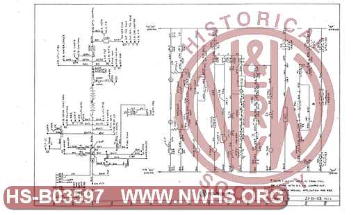 Electrical Diagrams and Charts, SD45 Unit Nos. 1735-1738, Sheet 9 of 24