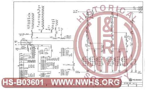 Electrical Diagrams and Charts, SD45 Unit Nos. 1735-1738, Sheet 13 of 24