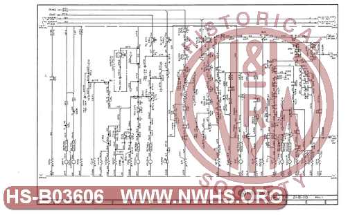 Electrical Diagrams and Charts, SD45 Unit Nos. 1735-1738, Sheet 18 of 24