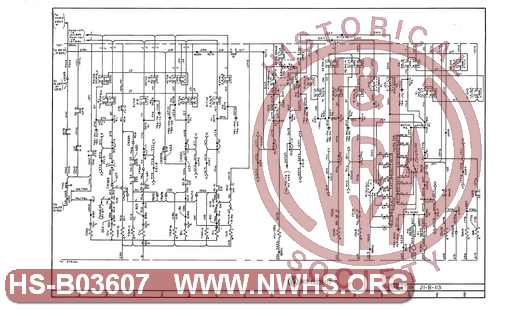 Electrical Diagrams and Charts, SD45 Unit Nos. 1735-1738, Sheet 19 of 24