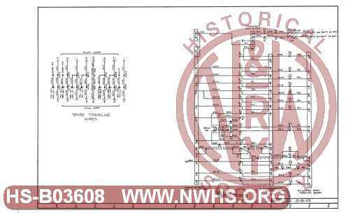 Electrical Diagrams and Charts, SD45 Unit Nos. 1735-1738, Sheet 20 of 24