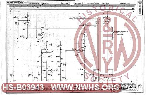 Schematic Diagram for 4M-2400 HP Road Switcher with Dynamic Braking for Alco Products first made for Alco (DL640)