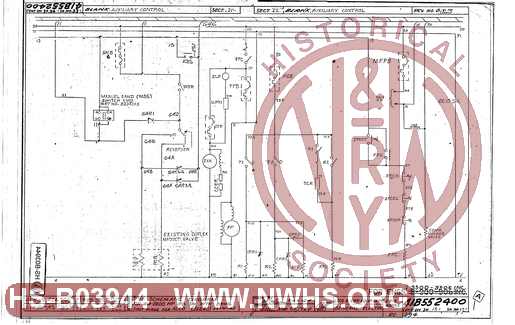 Schematic Diagram for 4M-2400 HP Road Switcher with Dynamic Braking for Alco Products first made for Alco (DL640)