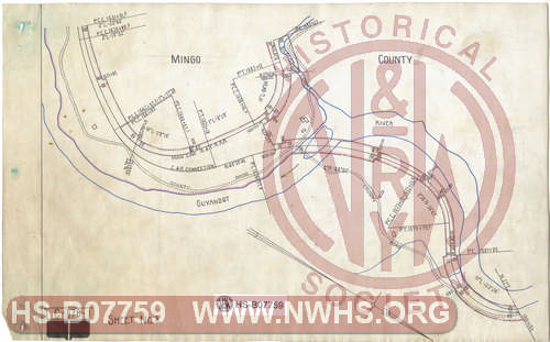 Guyandot & Tug River Railroad Co., Right of way required from Henry C. King, Wyoming & Mingo Counties, W.Va.