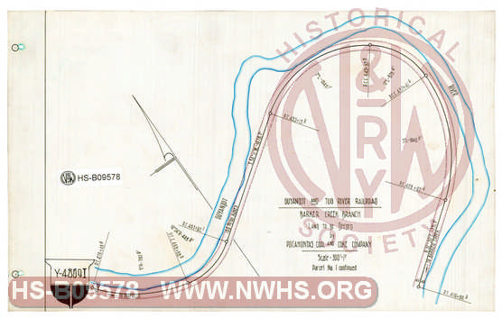 Guyandot and Tug River Railroad, Barker Creek Branch, Land to be deeded by Pocahontas Coal and Coke Company