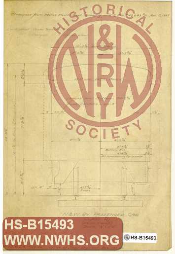 N&W Ry, Passenger Car, Class Pj (Delux Coach)