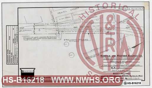 Proposed lease of land to Central Carolina Farmers Inc. at Durham, NC