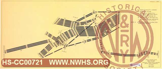 Proposed Consolidated Manifest Freight Train Schedules - Eastward - N&W Rwy, Wabash RR, Nickel Plate Road