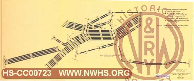 Proposed Consolidated Manifest Freight Train Schedules - Westward - N&W Rwy, Wabash RR, Nickel Plate Road