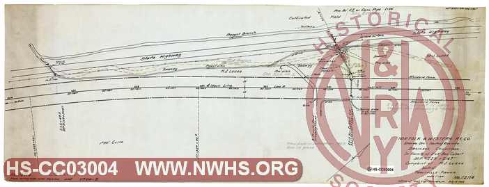 N&W Ry, Shendo. Div. - North of Roanoke, Drainage Conditions in vicinity of 2'x3' Box Culvert MP H229+2167', Complaint of M.J. Lucas, South of Troutville Virginia