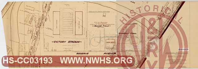 Proposed Track Layout for Miniature Train at Maher Field, Roanoke VA