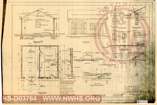 VGN Rwy, Garage & Workshop for Pump Repairman, Victoria VA  & Mullens, WV