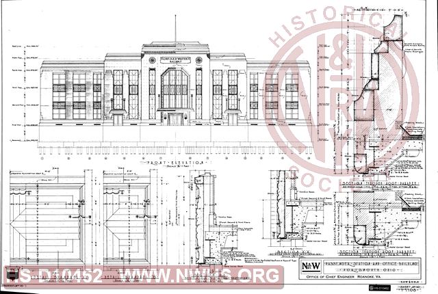 Proposed Passenger Station and Office Building, Portsmouth, Ohio