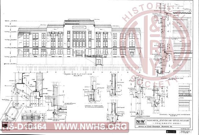 Proposed Passenger Station and Office Building, Portsmouth, Ohio