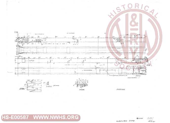 Slding Sill (for N&W Box Cars Class B91b)