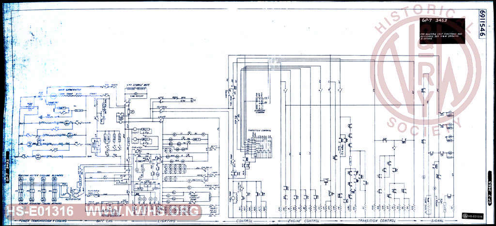 Electrical Diagram for GP-7 3453