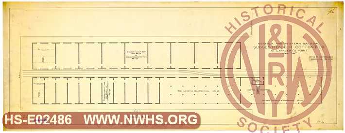 N&W RR, Suggestion for Cotton Pier at Lambert's Point