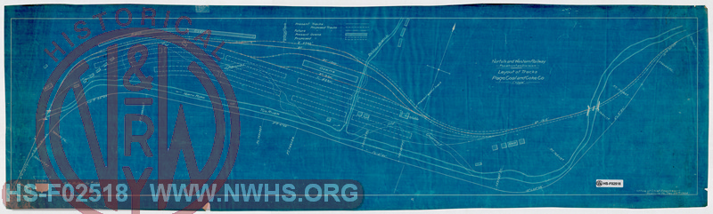 N&W Ry, Pocahontas Division, Layout of Tracks, Page Coal and Coke Co.