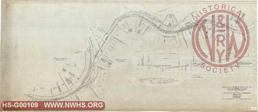 Proposed Siding Layout for The Allburn Coal Company, McCarr, WV