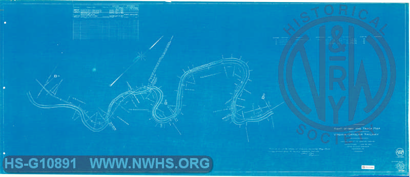 Right-of-Way and Track Map, Virginia Carolina Railway, Sheet 10, MP 18 to MP 20