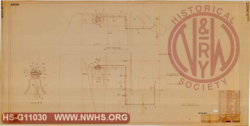 Bell Application and Piping (for GP35 NKP 910 to N&W 2910)