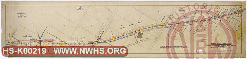 N&W Ry, Plan of Alignment and Property, MP 32 to MP 33 at Williamsburg, Clermont County, OH