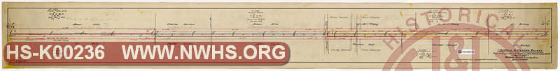 N&W Ry, Plan of alignment and property, MP 39 to MP 40 near Mt Oreb, Brown County, Ohio