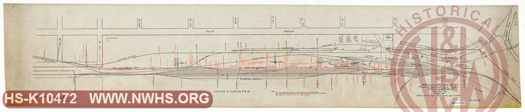 N&W Ry Proposed Additional Yard Tracks, MP 465+4135 & MP 466+1267', Norton VA