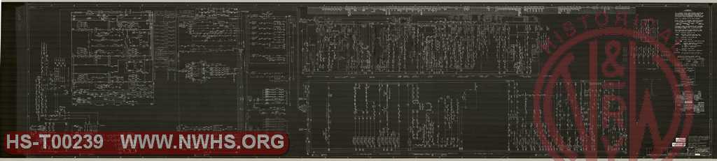 Locomotive Wiring Diagram, Schematic (for N&W SD45s 1735-1738)