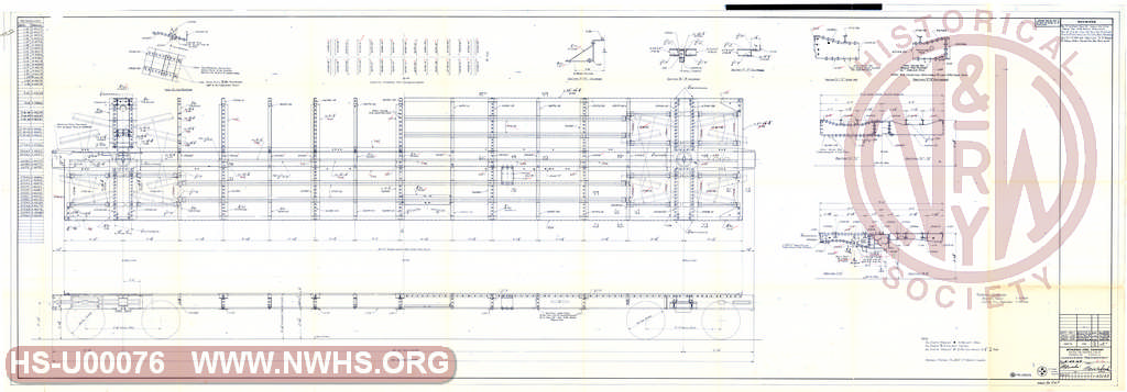 Underframe Arrangement (for N&W Class G12 Gondolas)