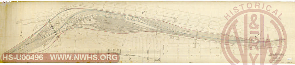 N&W Ry, Roanoke Terminal Division, Proposed Extension and Re-Arrangement of Roanoke Yard, Park Street to Peters Creek, Roanoke VA