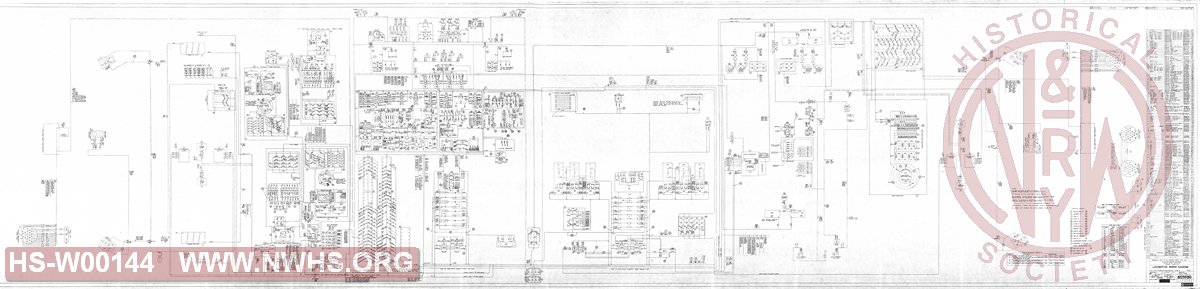 Locomotive Wiring Diagram for EMD GP9 Locomotives