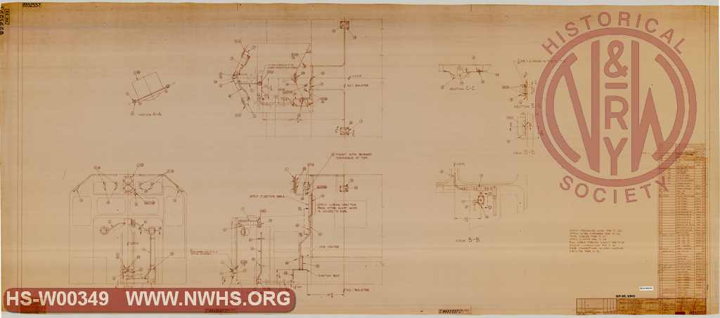 Electrical Equip. Assembly, Short Hood and Cab Mtd. (for GP35 NKP 910 to N&W 2910)