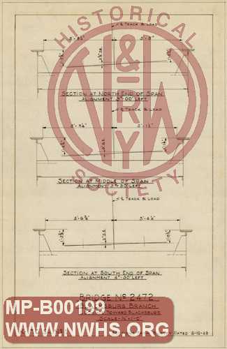 N&W Ry Clearance Drawings, Blacksburg Branch