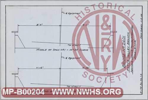 N&W Ry Clearance Drawings, Potts Valley Branch