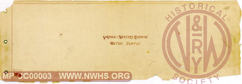 Norfolk & Western Railway Water Supply