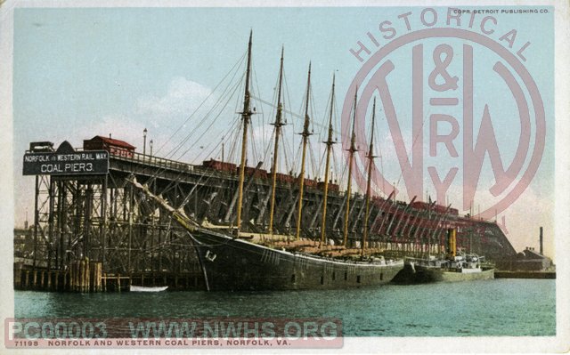 Norfolk and Western coal piers, Norfolk, VA