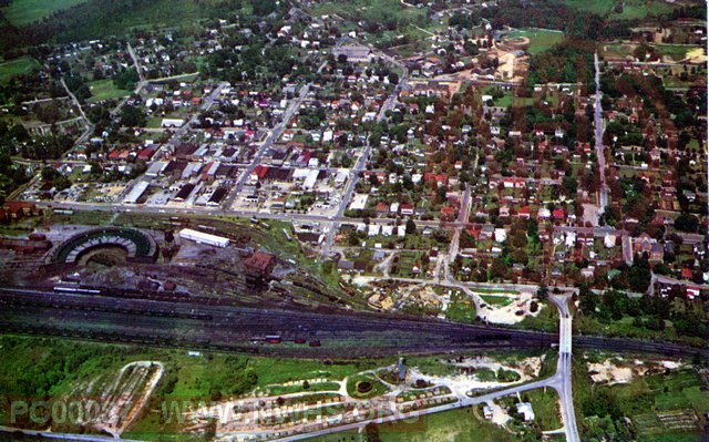 Aerial View of Crewe, Virginia