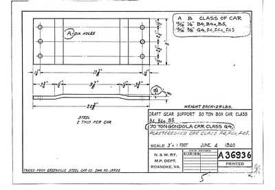 NWHS NW-A36936-NW Mech Dwg