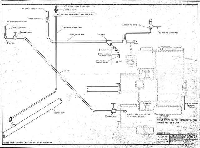 NWHS NW-C27073-NW Mech Dwg