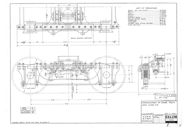 NWHS NW-C31138-NW Mech Dwg