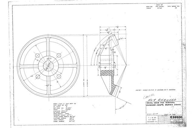 NWHS NW-C33500-NW Mech Dwg